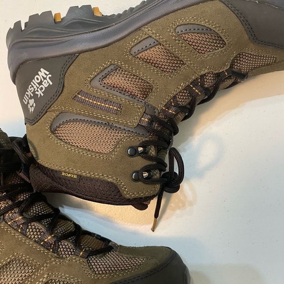 Men\'s Jack Wolfskin Outdoor Adventure Boots - Green Black SB-BG (Nov) main image 5